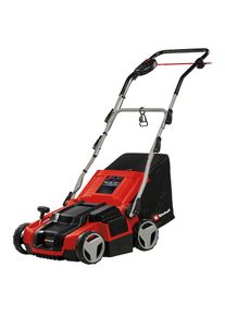 Einhell , Elektro-Vertikutierer / Lüfter »Elektro-Vertikutierer-Lüfter GE-SA 1435/1« , rot-schwarz , 3-stufige zentrale Arbeitstiefeneinstellung +...