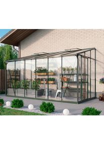 Vitavia, Anlehngew&auml;chshaus &raquo;Osiris 7800&laquo;, smaragdgr&uuml;n, B/H/T: 190 cm x 379 cm, smaragdgr&uuml;n