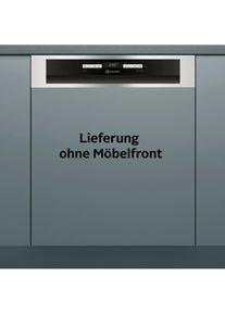 Bauknecht, teilintegrierbarer Geschirrsp&uuml;ler &raquo;BBO 3O41 PLT&laquo; 14 Ma&szlig;gedecke, silberfarben, Sensor-Programm &ndash; perfekte Reinigungsergebnisse bei 