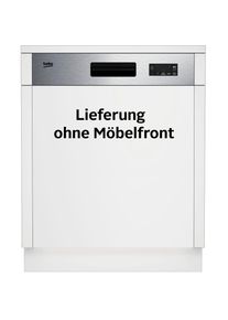 Beko, teilintegrierbarer Geschirrsp&uuml;ler &raquo;BDSN15O30X 7688901677&laquo; 14 Ma&szlig;gedecke hocheinbauf&auml;hig, silberfarben, SelfDry &ndash; automatische T&uuml;r&ouml;ffnung