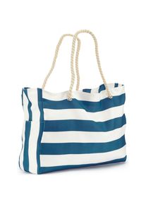 Vivance , Shopper »Strandtasche«, Schultertasche, Sommertasche, Handtasche, Tragetasche VEGAN , weiß / blau