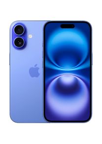 Apple, Smartphone &raquo;iPhone 16&laquo; Ultramarin, Ultramarin, Robustes iPhone 16 Design mit 6,1" Super Retina XDR Display & Aluminium in Raumfahrt-Qualit&auml;t. 
