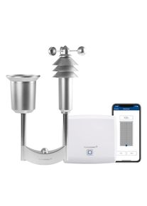 homematic IP, Wetterstation &raquo;Access Point + Wettersensor &ndash; plus&laquo; (), wei&szlig;, Kann mit dem Access Point in Verbindung mit der homematic IP App (ohne 