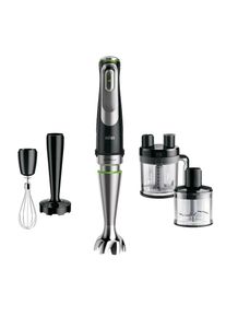 Braun , Stabmixer »MultiQuick MQ 9187XLI«, 1200 W , Schwarz / Edelstahl