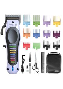 WAHL, Haarschneider &raquo;Color Pro Lithium&laquo; Farbcodierte Aufsteckk&auml;mme, einstellbarer Verstellhebel, USB-Ladung, wei&szlig;, Ergonomisches und leichtes Design 