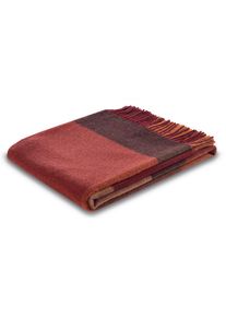 Biederlack, Plaid &raquo;Soft Impression&laquo; im klassischen Karodesign, rubin, Kaschmir, Wolle, B/L: 130 cm x 170 cm, rubin