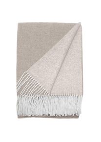 CASATEX, Plaid &raquo;Duo Lontra&laquo; elegantes Design, beige, Kaschmir, Wolle, B/L: 130 cm x 190 cm, beige