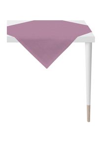 Apelt , Mitteldecke »Arizona, Uni-Basic«, (1 St.), Leinenoptik , lila , B/L: 95 cm x 95 cm