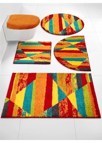 Grund unisex Badematte in terracotta-bunt ,Größe 45x50 cm - rechteckig, Witt, 100% Polyacryl