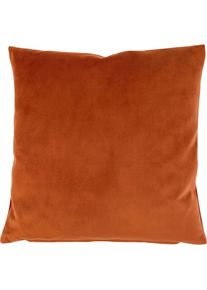 Gözze , Dekokissen »Duval« mit Reißverschluss, Kissenhüle ohne Füllung, 2 Stück , terra + unifarben , Obermaterial: 100% Polyester , B/L: 40 cm x...