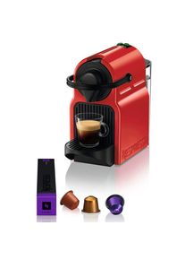 Nespresso , Kapselmaschine »XN1001 Inissia von Krups«, Wassertankkapazität: 0,7 Liter, inkl. Willkommenspaket mit 7 Kapseln , red ruby