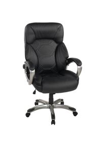 Duo Collection , Chefsessel »Chefsessel Jesse XXL«, 1 St., Kunstleder, Sitzhöhenverstellung, Wippmechanik, bis 150 kg belastbar , Schwarz +...