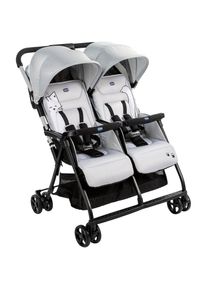 Chicco , Zwillingsbuggy »OHlalà Twin, Silver Cat«, 15 kg, Zwillingskinderwagen , Silver Cat
