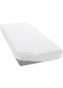 Damai, Spannbettlaken &raquo;Renforc&eacute;&laquo; in vielen Gr&ouml;&szlig;en, wei&szlig;, Renforc&eacute;, Obermaterial: 100% Baumwolle, B/L: 180 cm x 200 cm -1 Stk., wei&szlig;