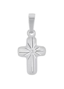 Amor , Kettenanhänger »Silver Cross, 9175062« , silberfarben , Klassischer Kettenanhänger für Damen und Herren von der Marke Amor
