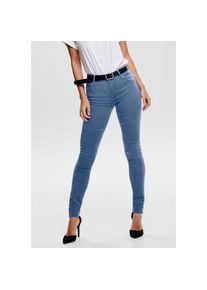 Only , Skinny-fit-Jeans »ONLRAIN LIFE REG SKINNY DNM« , medium blue denim , Länge 30 , S (36) -Länge 30 , S (36) , Skinny-fit-Jeans mit Mid Waist...