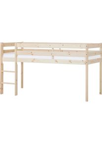 Hoppekids, Spielbett &raquo;ECO COMFORT, Hochbett, in 2 Einzelbetten teilbar&laquo; H&ouml;he 72cm, Farbe & Gr&ouml;&szlig;e & Matratze, Natur, Liegefl&auml;che L&auml;nge Breite: 200 cm x