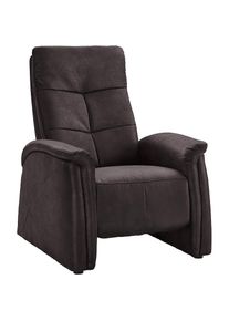 exxpo - sofa fashion , Sessel »Tivoli, Hochlehnsessel, Relaxsessel, Kinosessel, bequem«, (Set), mit Relaxfunktion, schmale Armlehnen , dunkelbraun