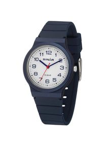 SINAR , Kinder,Juegendliche , Quarzuhr Armbanduhr, Jugendliche, Damen, Kinder, bis10 bar wasserd., Geschenkidee , blau , Trendige Armbanduhr