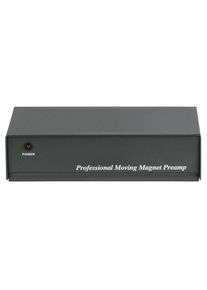 Hama , Vorverstärker »Stereo-Phono-Vorverstärker PA506, m. Netzgerät 230 V/50«, - Gewandelte Eingänge: Aux-IN/CD/Line-IN/MD-IN , schwarz , Auch für...