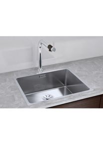 Blanco, K&uuml;chensp&uuml;le &raquo;ANDANO 500-IF&laquo;, edelstahl seidenglanz, Edelstahl, mittig, edelstahl seidenglanz