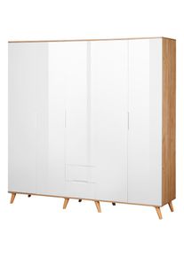 Andas , Kleiderschrank »Lund Schlafzimmerschrank Bestseller im skandinavischem Design«, Garderobenschrank mit Premium Innenausstattung, Breite...