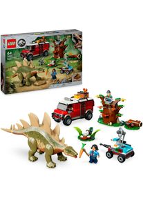 Lego , Konstruktionsspielsteine »Dinosaurier-Missionen: Entdeckung des Stegosaurus (76965)«, (420 St.), Lego Jurassic World; Made in Europe , bunt