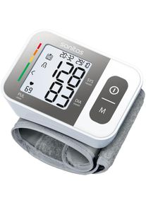 Sanitas, Handgelenk-Blutdruckmessger&auml;t &raquo;SBC 15 f&uuml;r vollautomatische Messungen von Blutdruck und Puls&laquo; Medizinprodukt, inkl. Aufbewahrungsbox, 2 x 60 