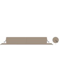 BENT, Nackenrolle &raquo;Zip-XL Lounger&laquo;, beige, Polyester, B/H/L: 30 cm x 30 cm x 190 cm, beige