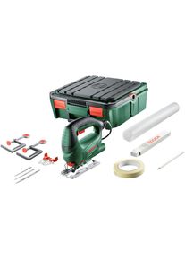 Bosch Home and Garden Bosch Home & Garden , Stichsäge »PST 700 ReadyToSaw«, Systembox als mobile Werkbank, inkl. Zubehör , grün-schwarz , inkl. Zubehör: 2x...
