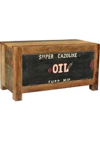 Sit, Schuhschrank &raquo;Speedway&laquo;, natur/schwarz, Massivholz, natur -B/H/T: 85 cm x 45 cm x 40 cm, natur/schwarz