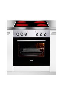 Amica, Elektro-Herd-Set &raquo;EHC 933 021 E&laquo; Steam Clean RapidWarmUp-Funktion, edelstahlfarben, SteamClean = Reinigung durch Wasserdampf