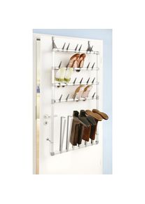 Ruco, Schuhregal Aluminium/Kunststoff, auch zur Wandbefestigung geeignet, aluminiumfarben, Aluminium, Kunststoff, aluminiumfarben