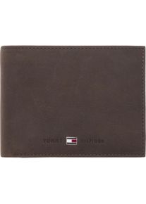 Tommy Hilfiger, Herren, Geldb&ouml;rse &raquo;JOHNSON CC FLAP AND COIN POCKET&laquo; aus hochwertigem Leder, dunkelbraun, dunkelbraun, Aus hochwertigem Leder