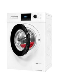 Exquisit , Waschmaschine &raquo;WA8214-340A&laquo; 8 kg 1400 U/min Vielseitige Programme, Mengenautomatik, Aquastop & Kindersicherung , wei&szlig; ,...