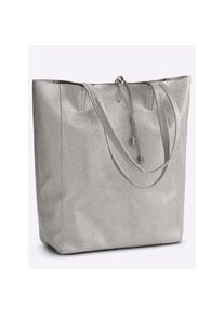 Heine , Handtasche , silberfarben