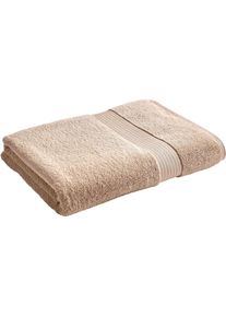 Christy , Badetücher »SUPREME«, (2 St., 2er Set Saunatücher 90 x 165 cm), Premium-Badetücher in Luxusqualität, 650g/m², 90x165cm, 2er Set , stone ,...