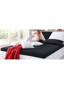 Westfalia Schlafkomfort , Tagesdecke , schwarz , B/L: 230 cm x 220 cm