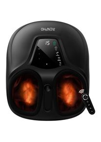 Renpho, Fu&szlig;massageger&auml;t &raquo;Shiatsu Foot Massager Compact FM-058&laquo; Shiatsu-Kompressionsmassage - Entspannung f&uuml;r den gesamten Fu&szlig;bereich, schwarz, ABS, 