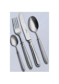 Picard & Wielpütz Solingen , Besteck-Set »Landhaus«, (Set, 30 tlg.), Vintage-Look, Stone washed, inkl. Klappetui , edelstahlfarben
