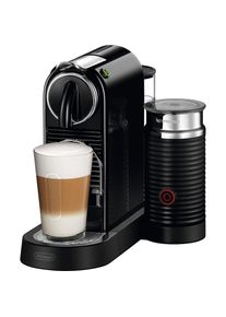 Nespresso , Kapselmaschine »CITIZ EN 267.WAE von DeLonghi, White«, inkl. Aeroccino Milchaufschäumer, Willkommenspaket mit 7 Kapseln , black