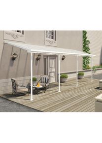 Palram - Canopia, Terrassendach BxT: 690x230 cm, wei&szlig;, Aluminium, B/H/T: 690 cm x 283 cm x 230 cm, wei&szlig;