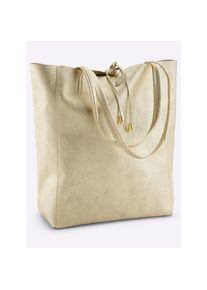 Heine , Handtasche , hellgoldfarben