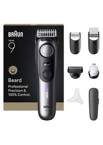 Braun, Haarschneider &raquo;Barttrimmer BT9520&laquo; Lebenslang scharfe ProBlade Klinge, 180 Min Akkulaufzeit, 52 L&auml;ngen, chrom, Gebaut, um zu halten: 100% 