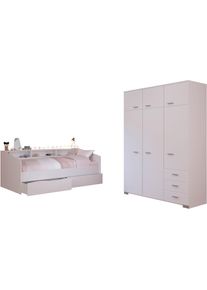 Parisot, Jugendzimmer-Set, wei&szlig;, Spanplatte, B/H/T: 203 cm, wei&szlig;