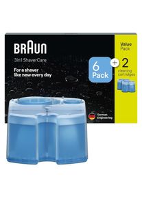 Braun , Elektrorasierer Reinigungslösung »3-in-1 ShaverCare Reinigungskartuschen«, reinigt 10x besser als Wasser, mit Zitrusduft , eh19 s + s