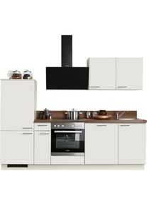 KOCHSTATION, K&uuml;chenzeile &raquo;KS-Scafa, vormontiert, mit h&ouml;henverstellbaren F&uuml;&szlig;en, vormontiert, mit&laquo; Soft-Close, wahl. mit E-Ger&auml;ten inkl. Geschirrsp&uuml;ler,