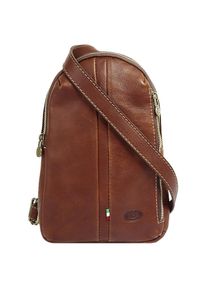 Pike Piké , Umhängetasche echt Leder, Made in Italy , braun