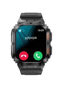 SMARTY 2.0 , Smartwatch »«, (/ 1,96 Zoll) , schwarz , Coole Herrensmartwatch