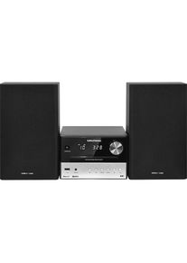 Grundig , Microanlage »CMS 3000«, (Bluetooth FM-Tuner mit RDS-Digitalradio (DAB+) 30 W) , schwarz/silberfarben